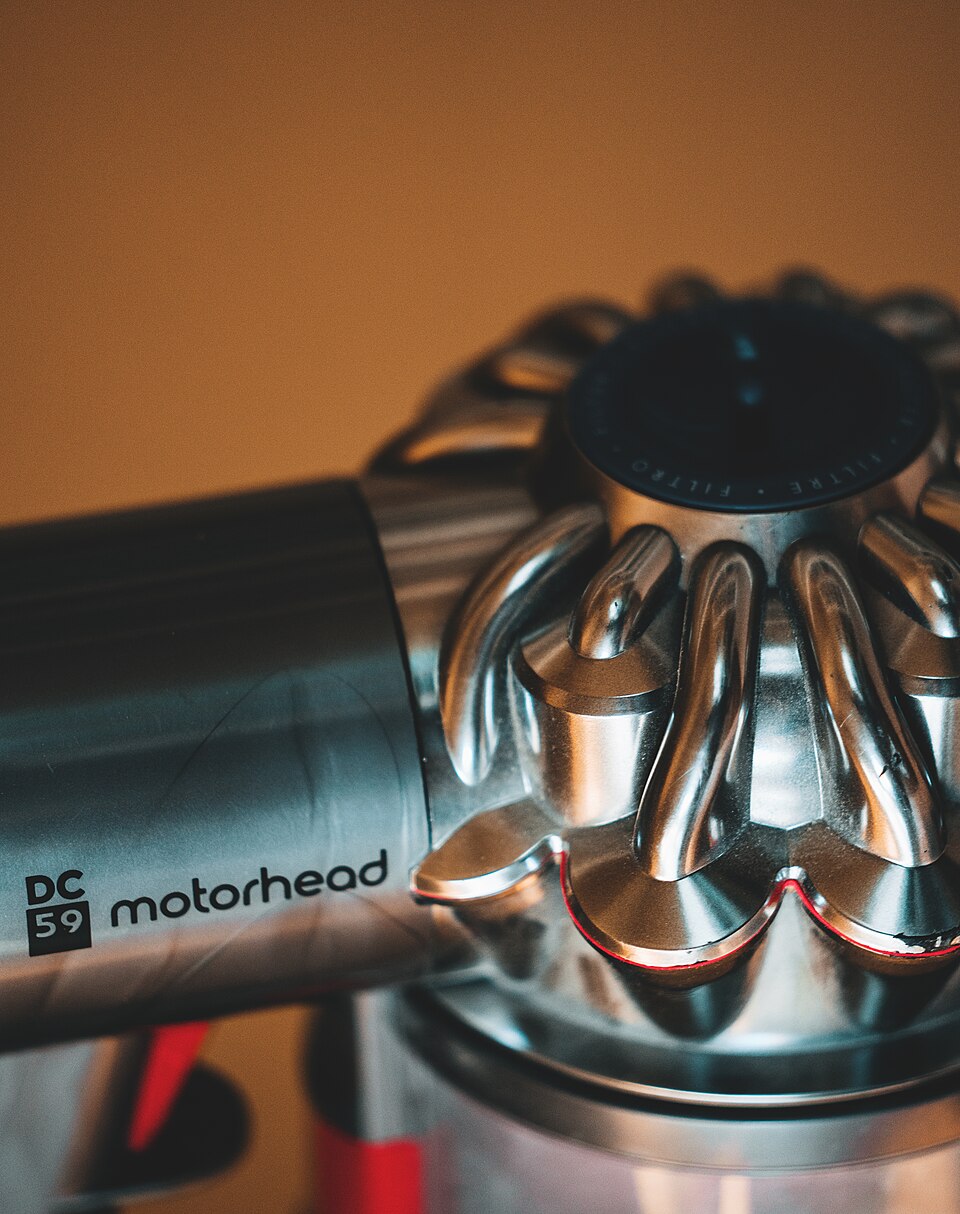 Close-up of a Dyson DC59 Motorhead vacuum